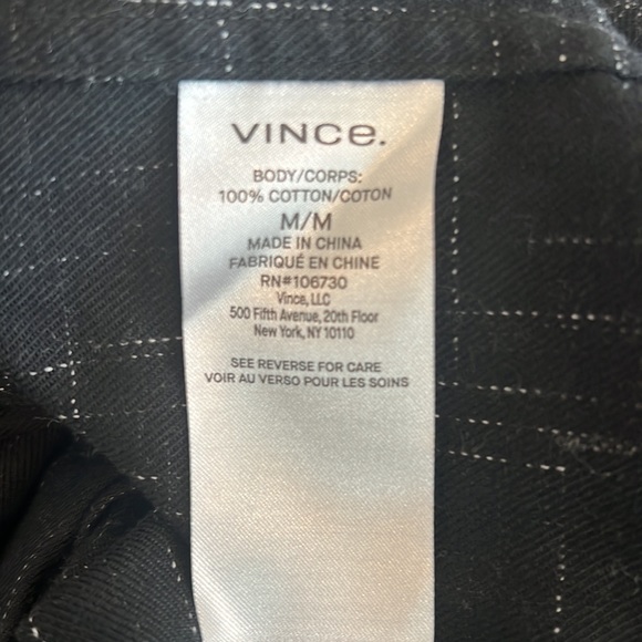 🔹 Vince Cotton Flannel Shirt - Picture 5 of 5